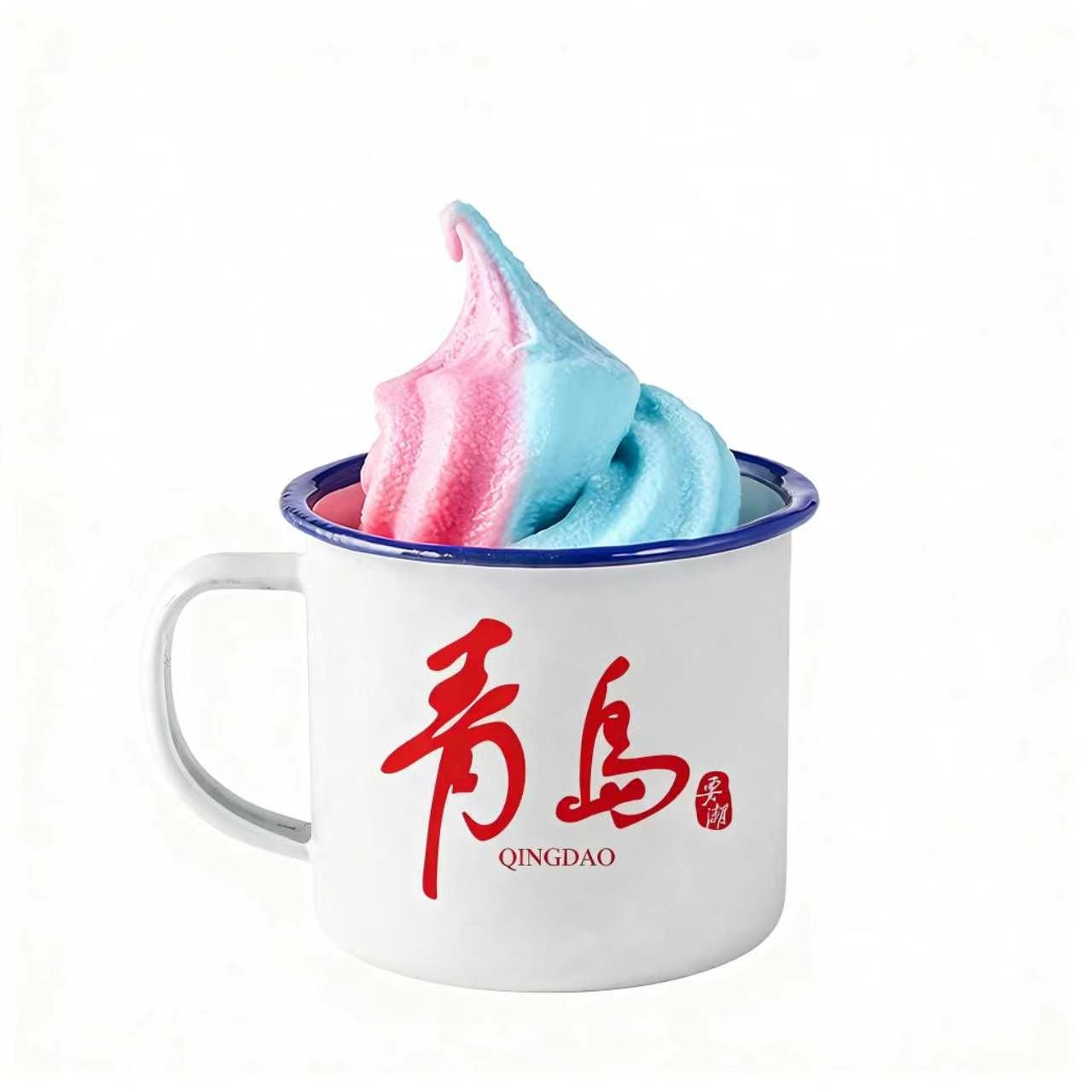 海盐草莓冰淇淋