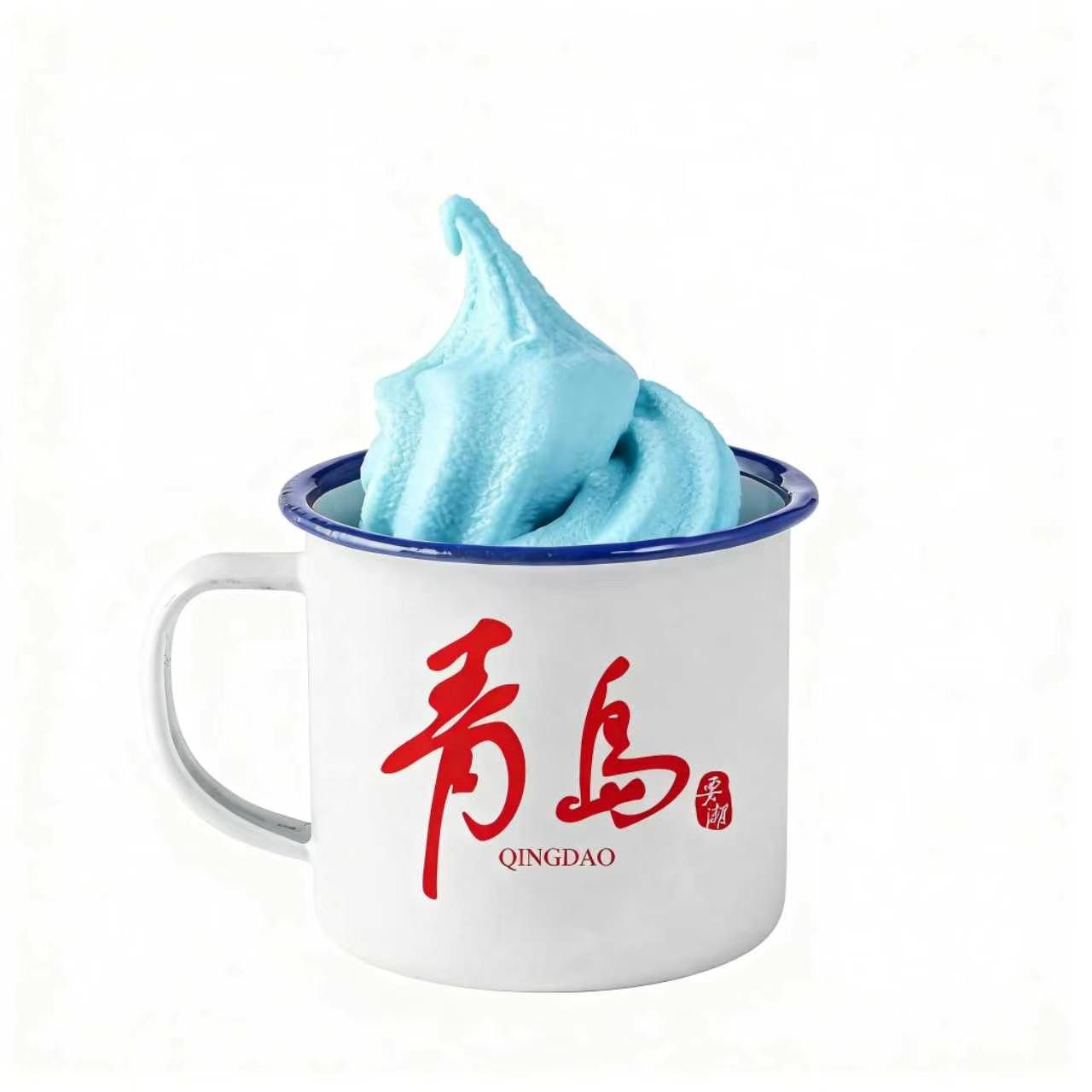 青岛搪瓷杯海盐冰淇淋（190g）