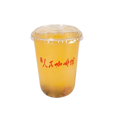 百香果梅子冰茶