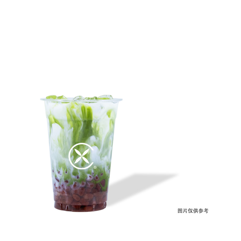抹茶红豆奶绿