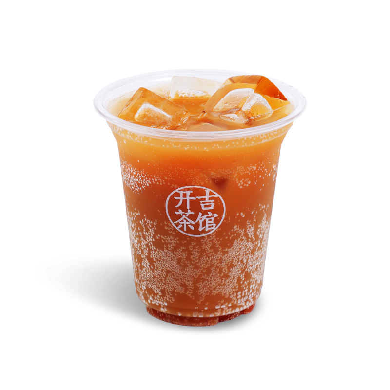 白桃气泡康普茶
