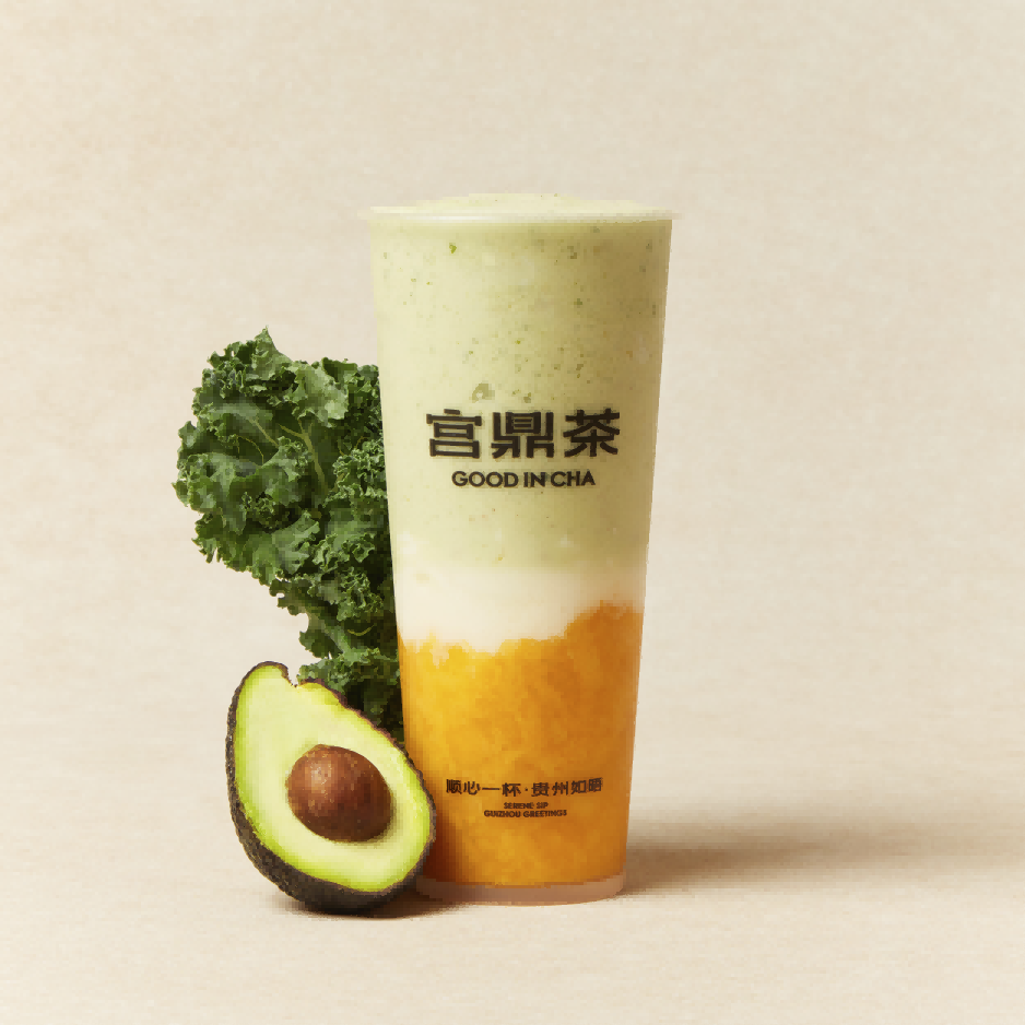 羽衣牛油果奶冻芒