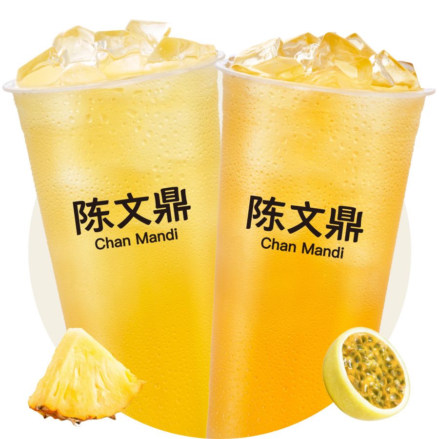大杯果味纯茶