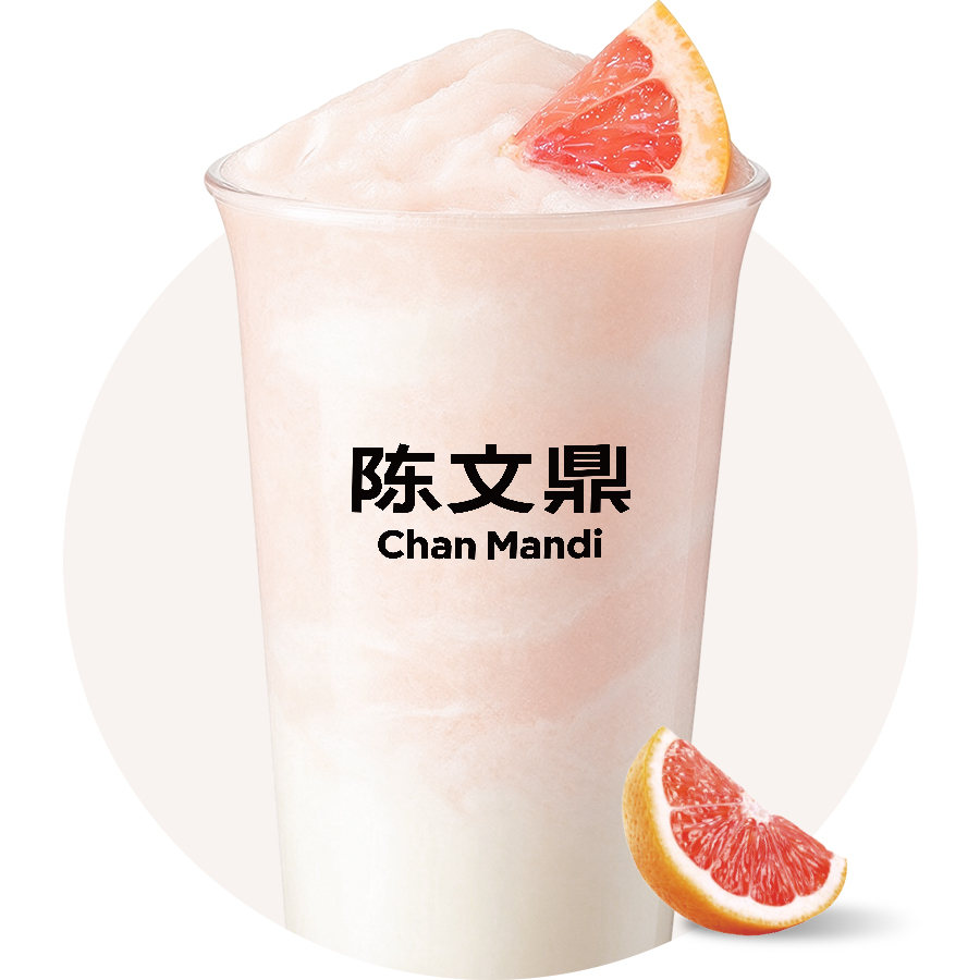 西柚糯米酸奶