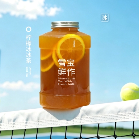 柠檬冰冰茶