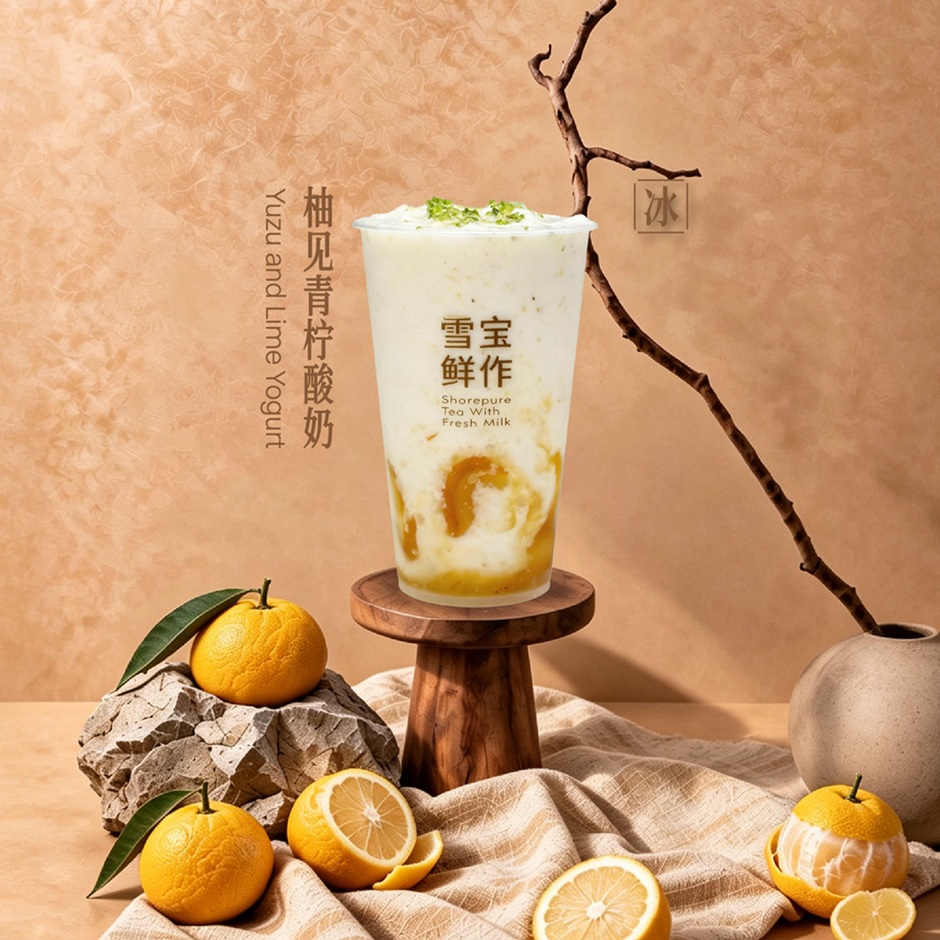 柚见青柠酸奶