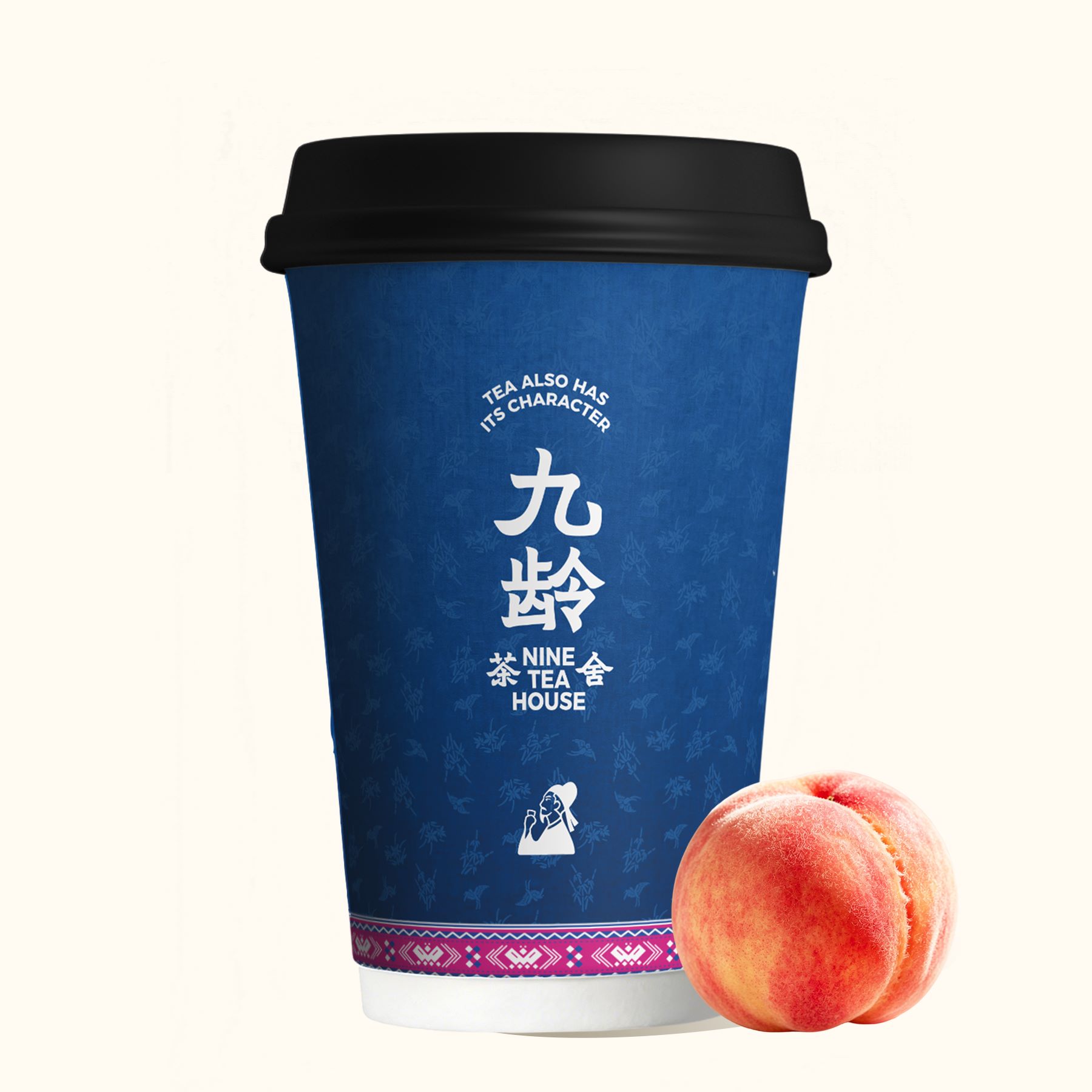 水蜜桃冰奶