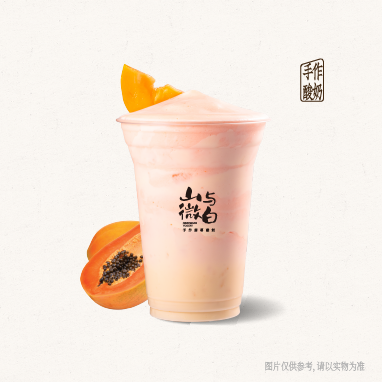 木瓜蜜桃米麻薯酸奶