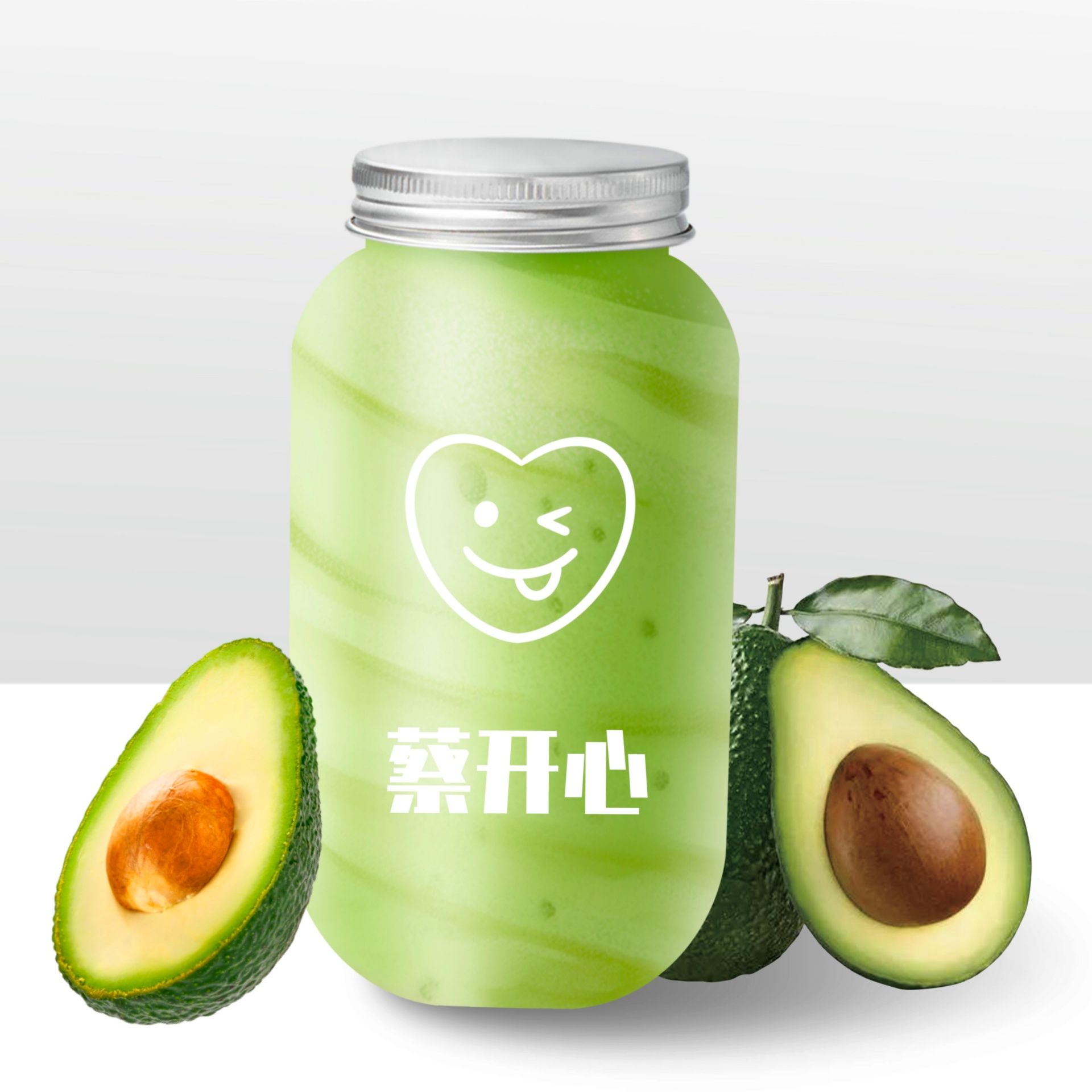 多肉牛油果酸奶
