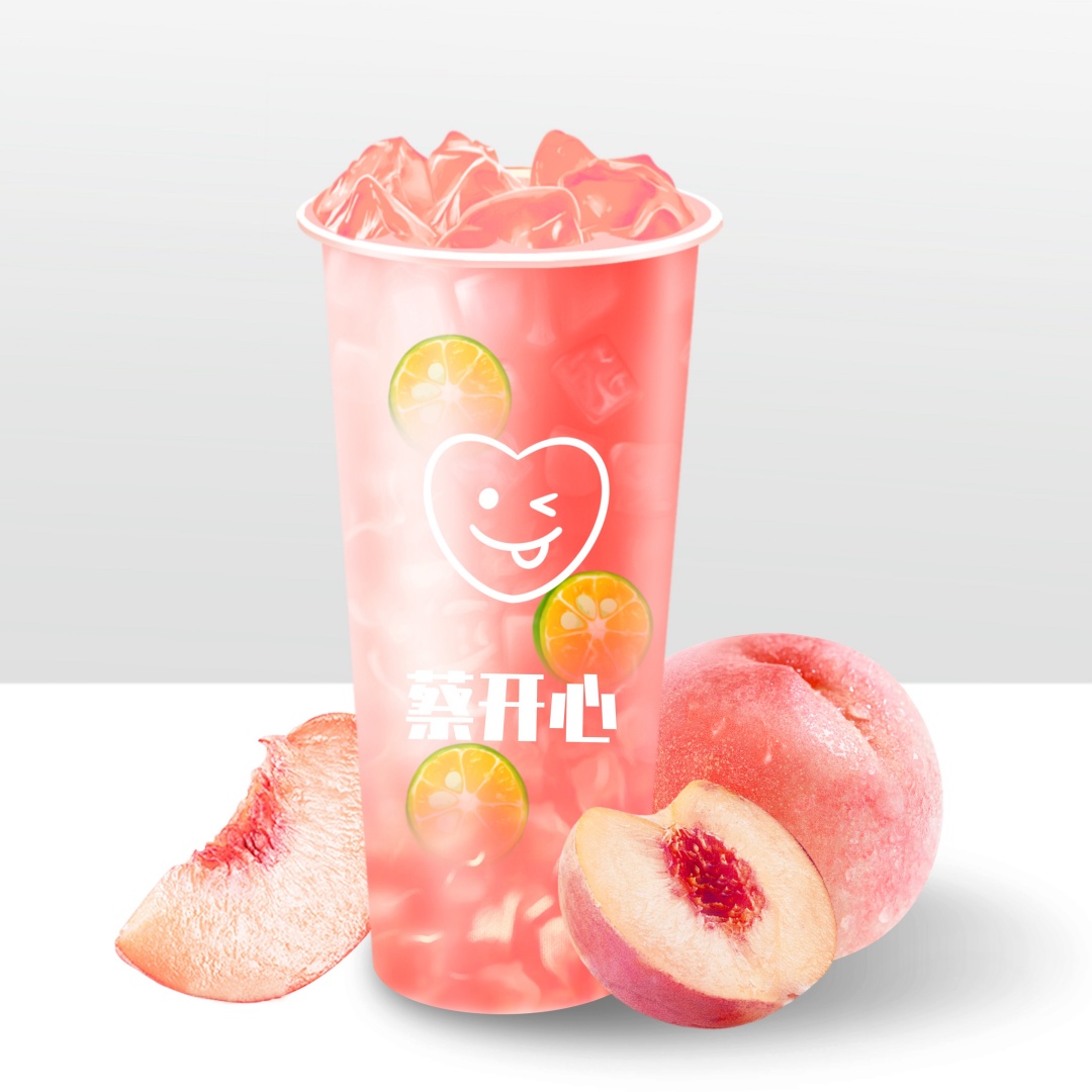 大杯芭樂桃桃水果茶