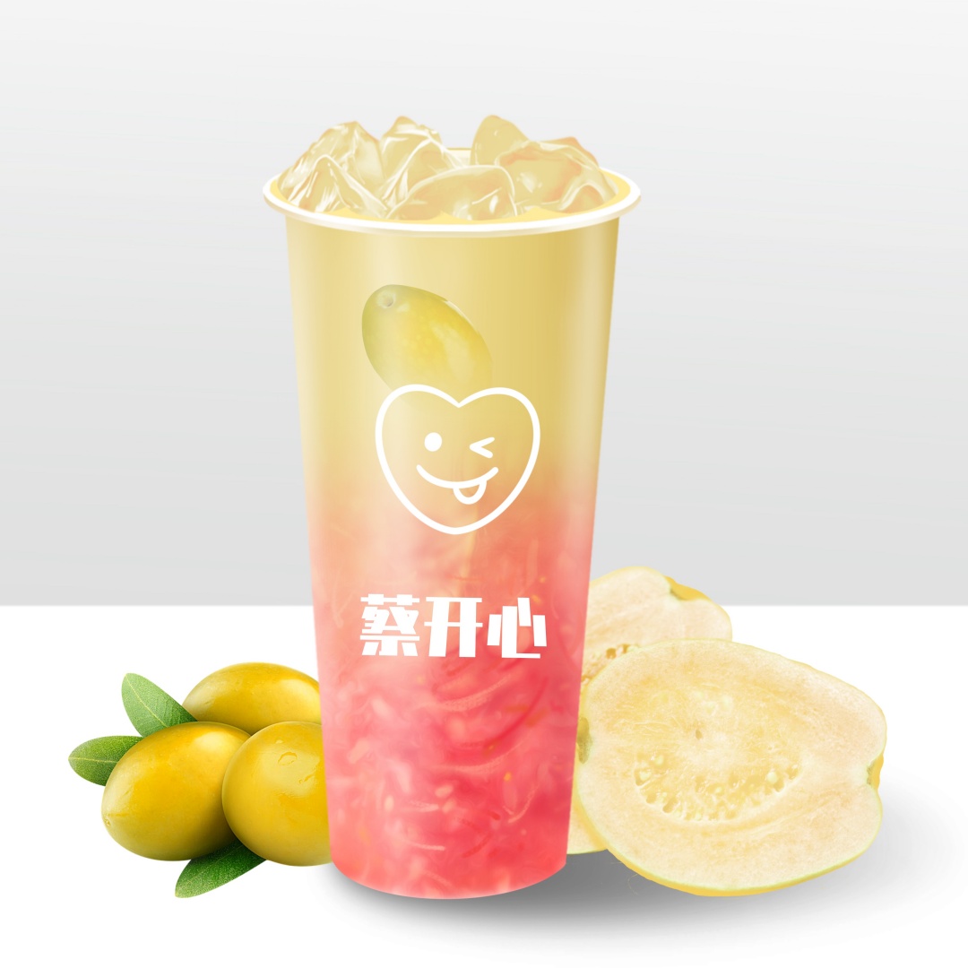 橄榄芭乐水果茶