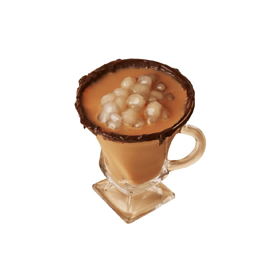 榛子巧克力马蹄粉圆英式红茶奶茶