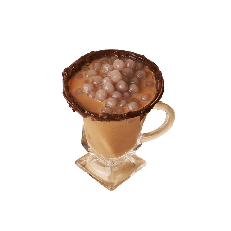 榛子巧克力芋圆英式红茶奶茶