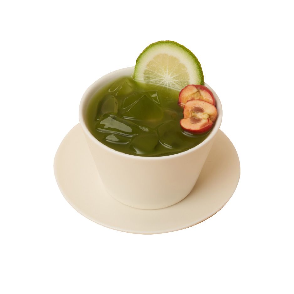山楂柠檬日式抹茶煎茶