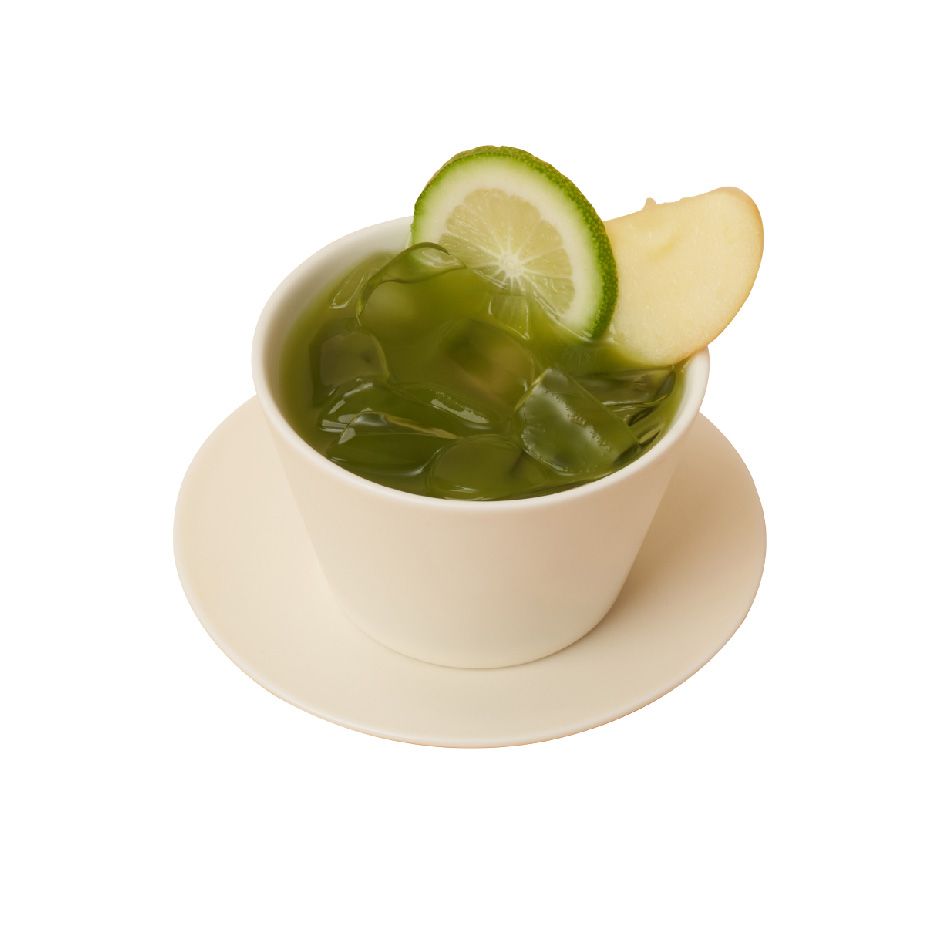 苹果柠檬日式抹茶煎茶