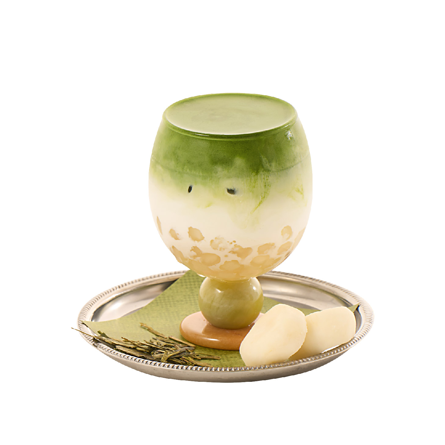 馬蹄粉圓抹茶龍井奶茶