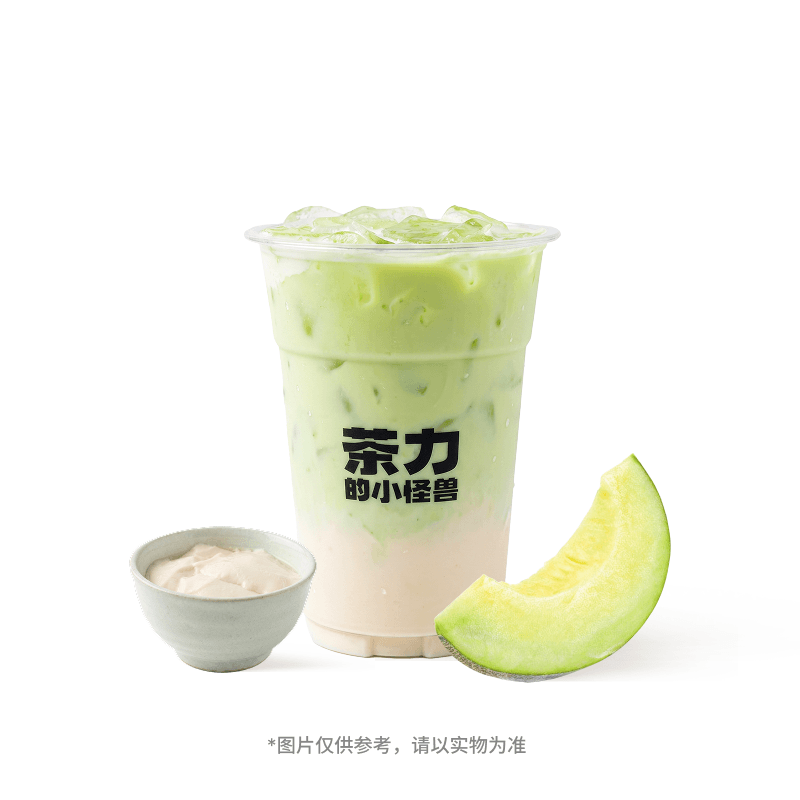 豆花蜜瓜牛乳(无茶)