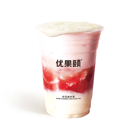 鲜草莓牛乳米布