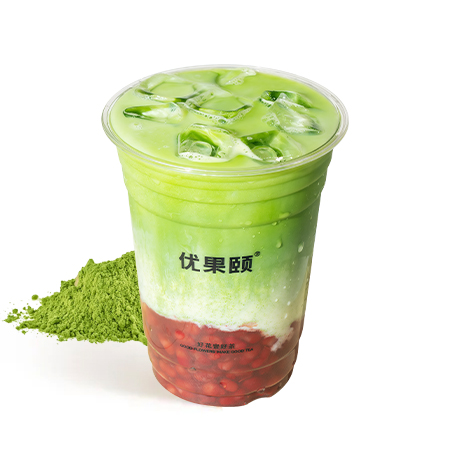 红豆抹茶牛乳