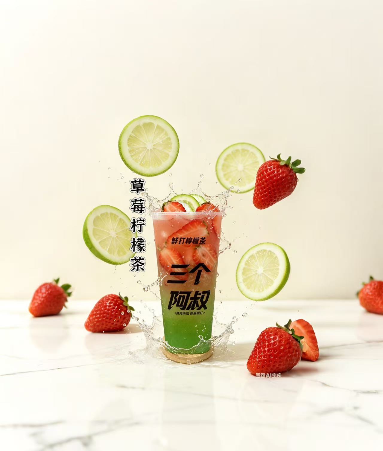 草莓柠檬茶