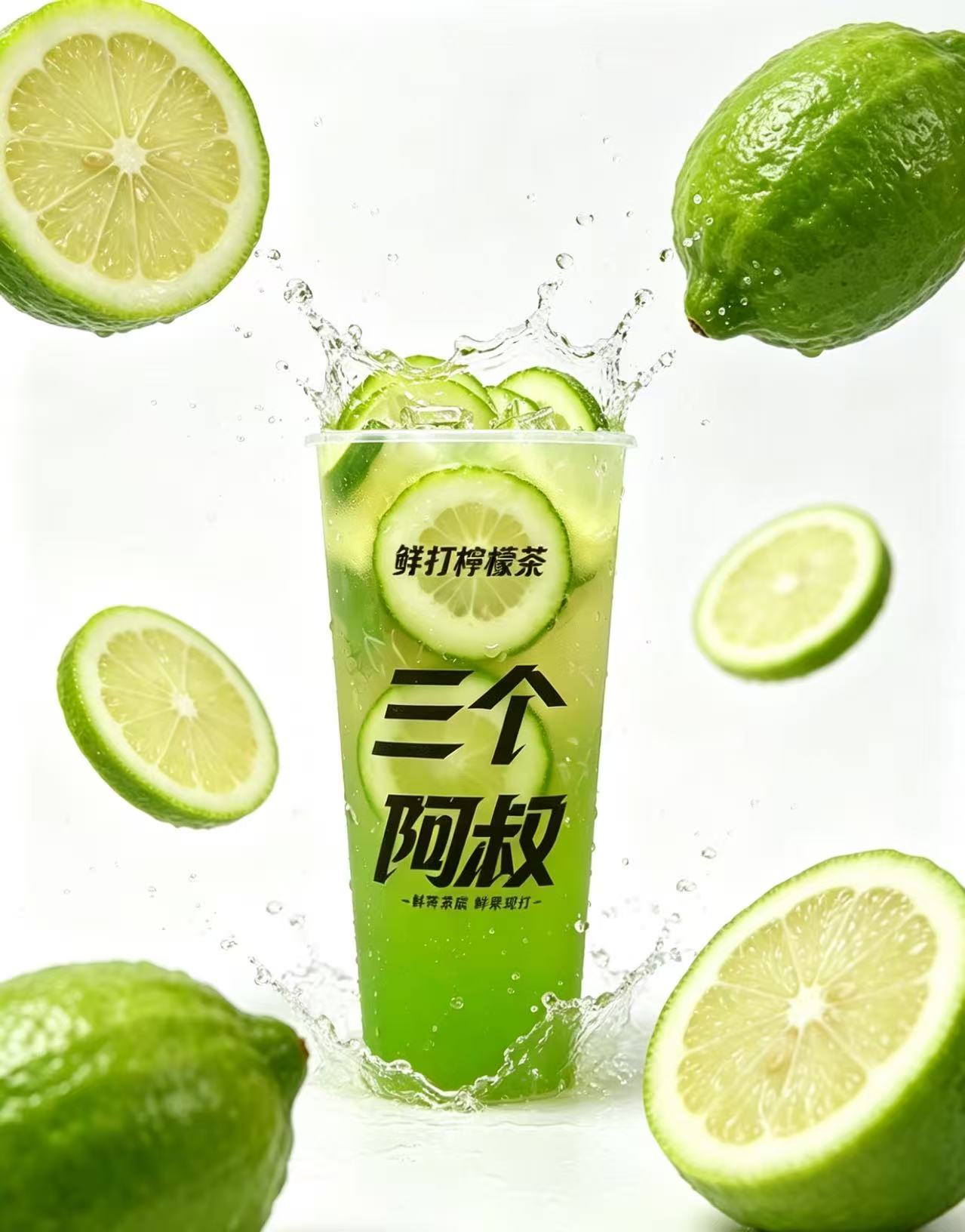水蜜桃柠檬茶