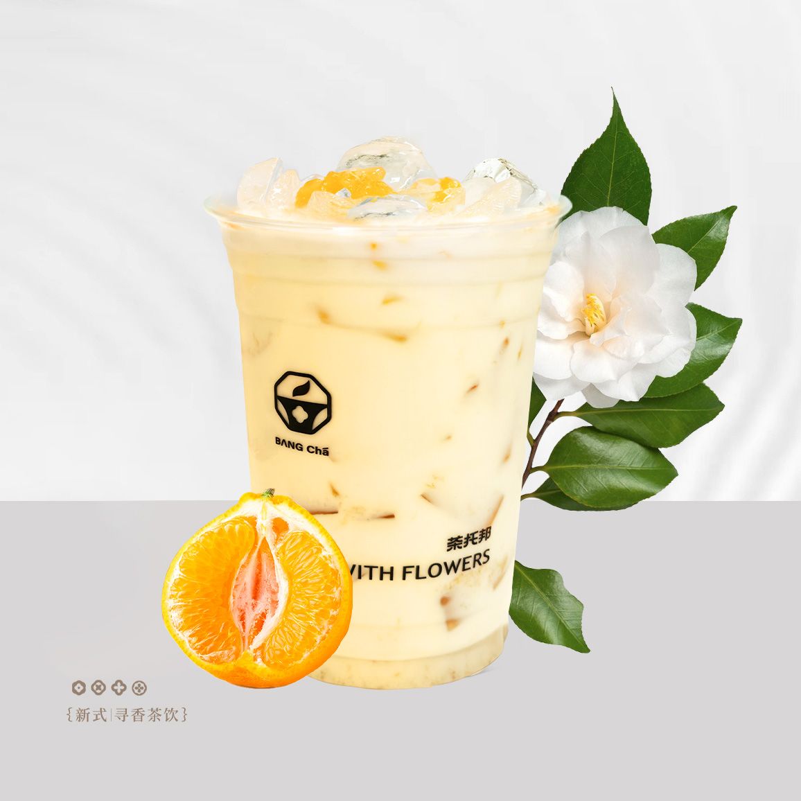 山茶柑橘（奶绿）