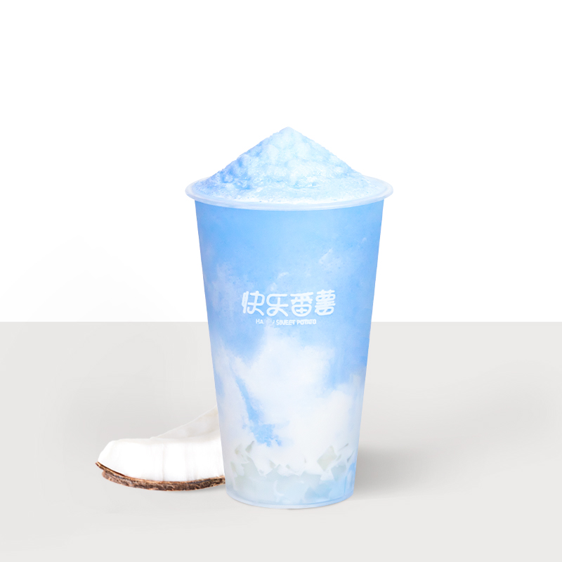蓝天白云酸奶椰