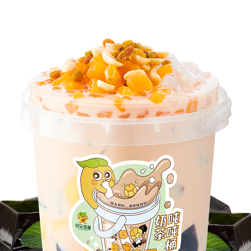 烧仙草奶茶吨吨桶