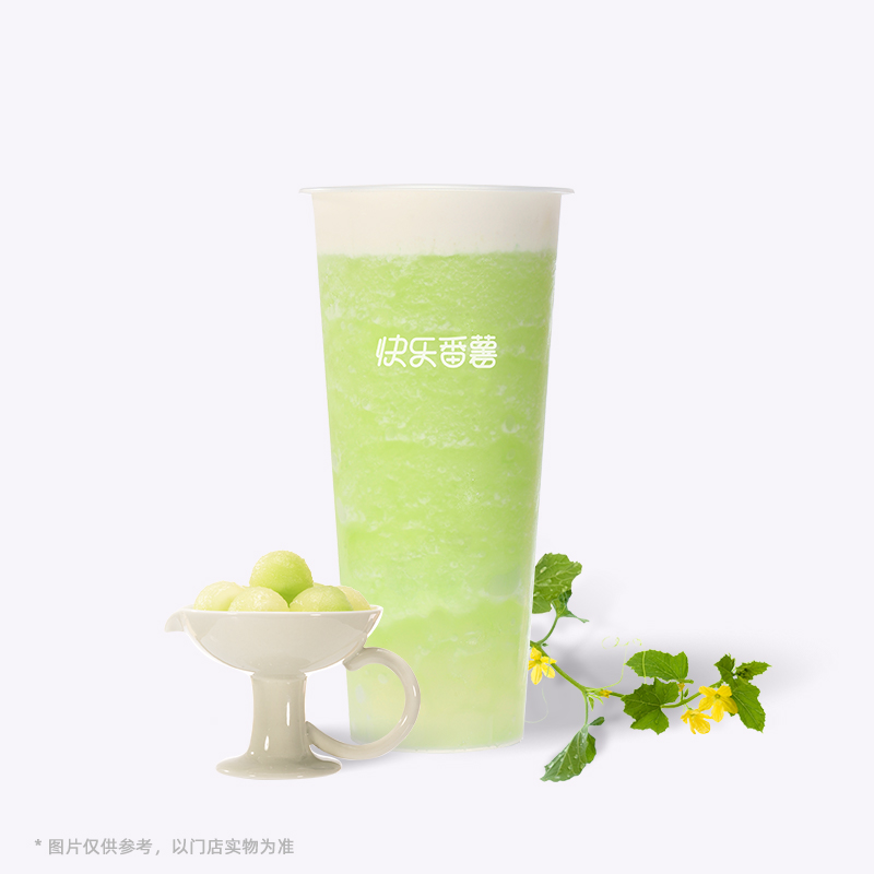玫瓏蜜瓜奶蓋
