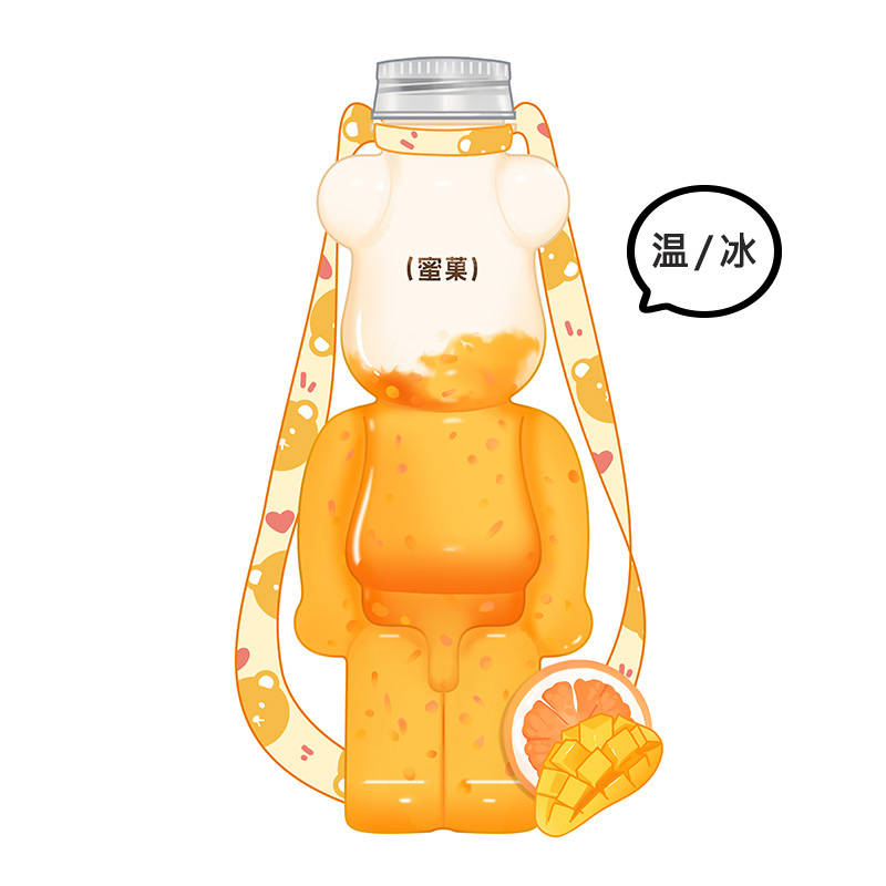 芒芒小熊瓶