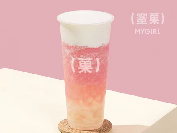 多肉桃桃奶盖