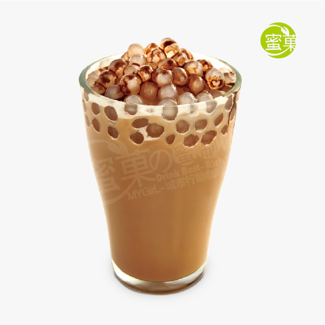 珍珠可可鲜奶茶