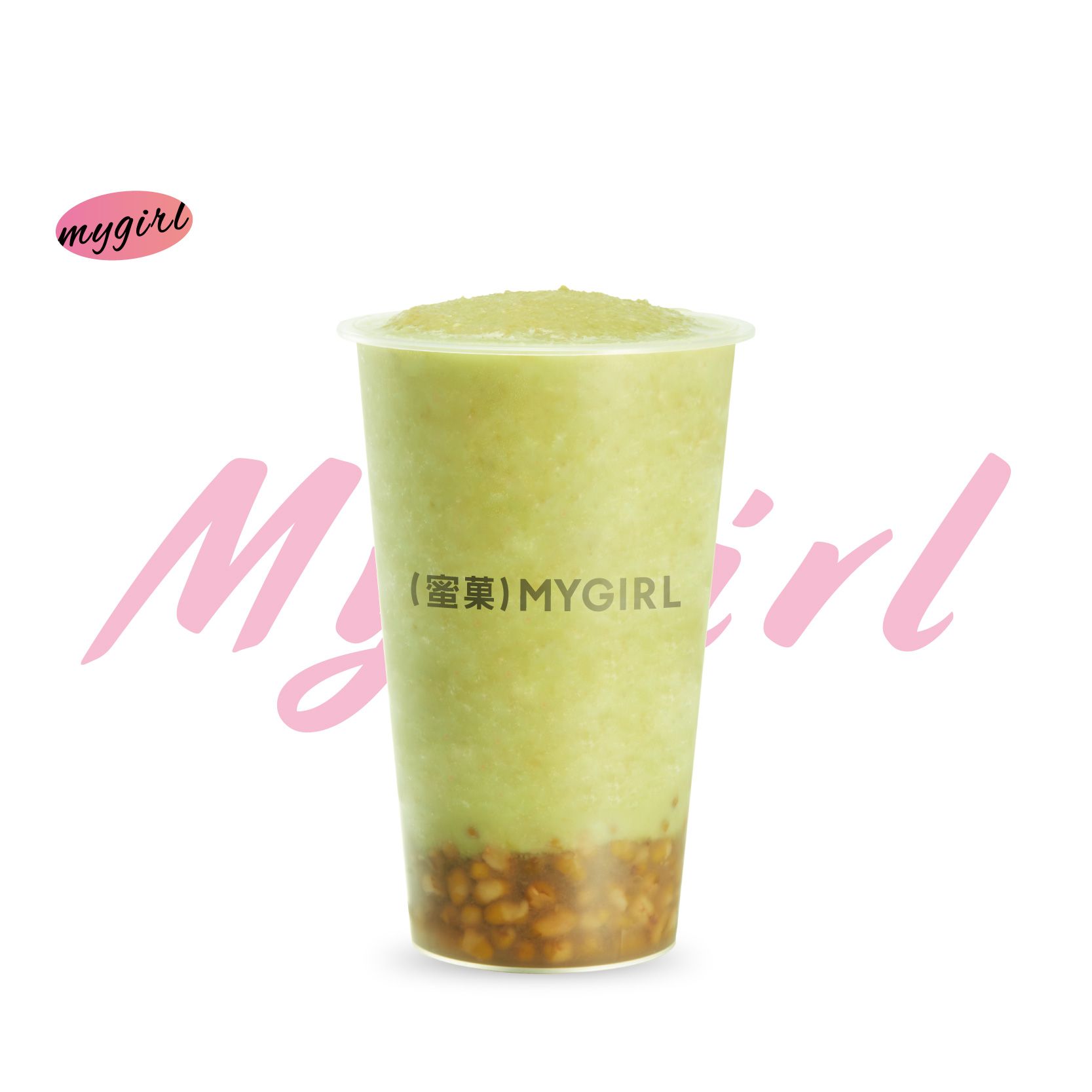 抹茶绿豆冰