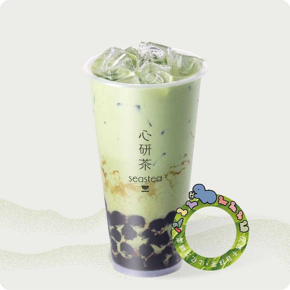 黑糖波波抹茶