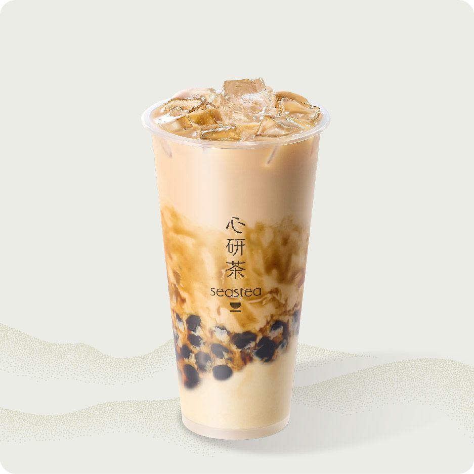黑糖波波豆花奶茶