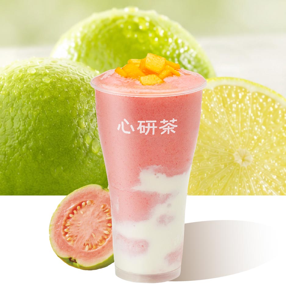 芭樂桃桃檸檬奶
