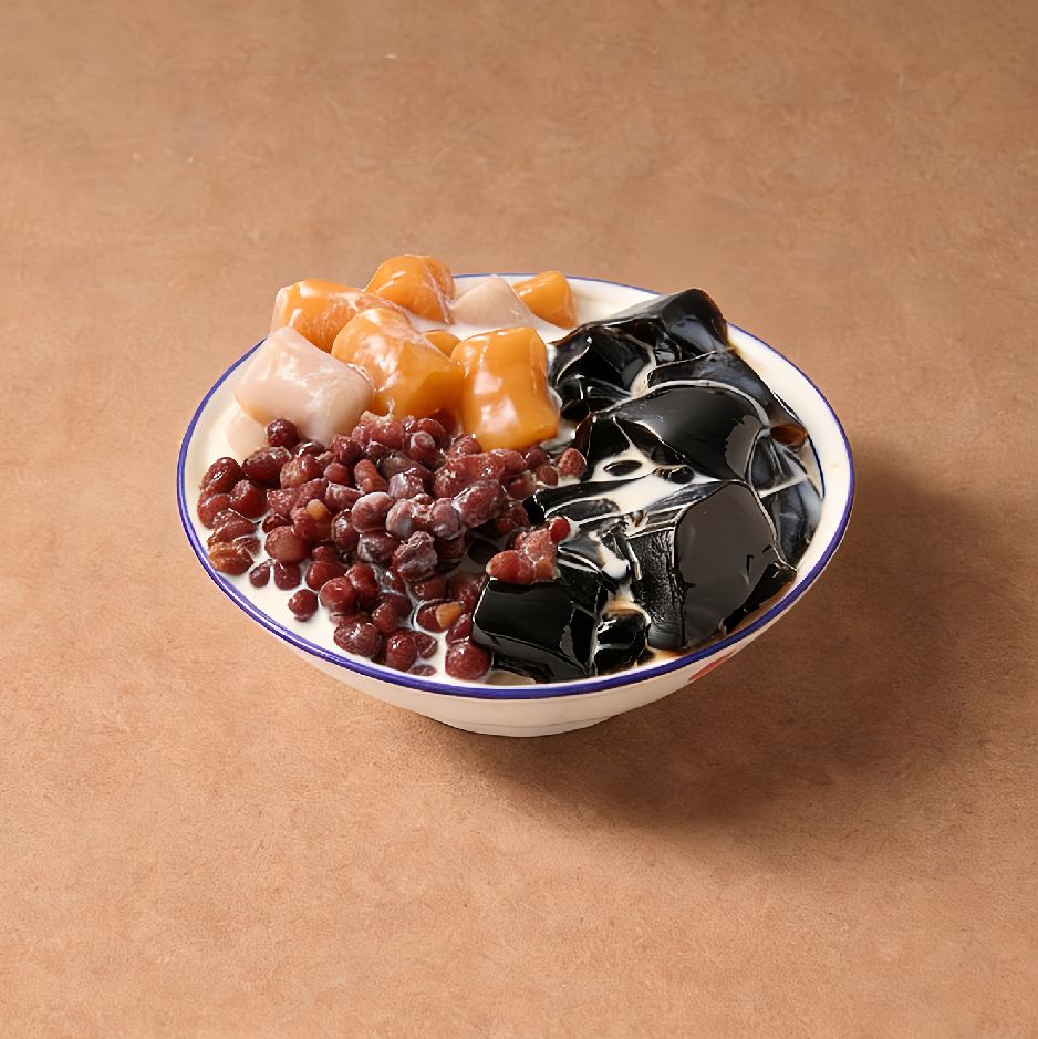 水牛奶仙草红豆芋圆