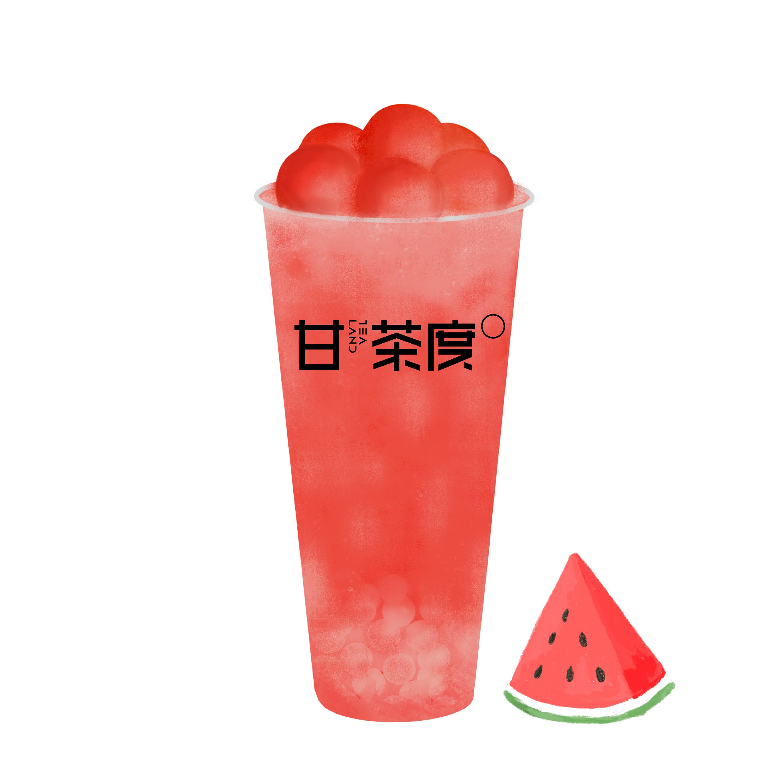 西瓜啵啵冰