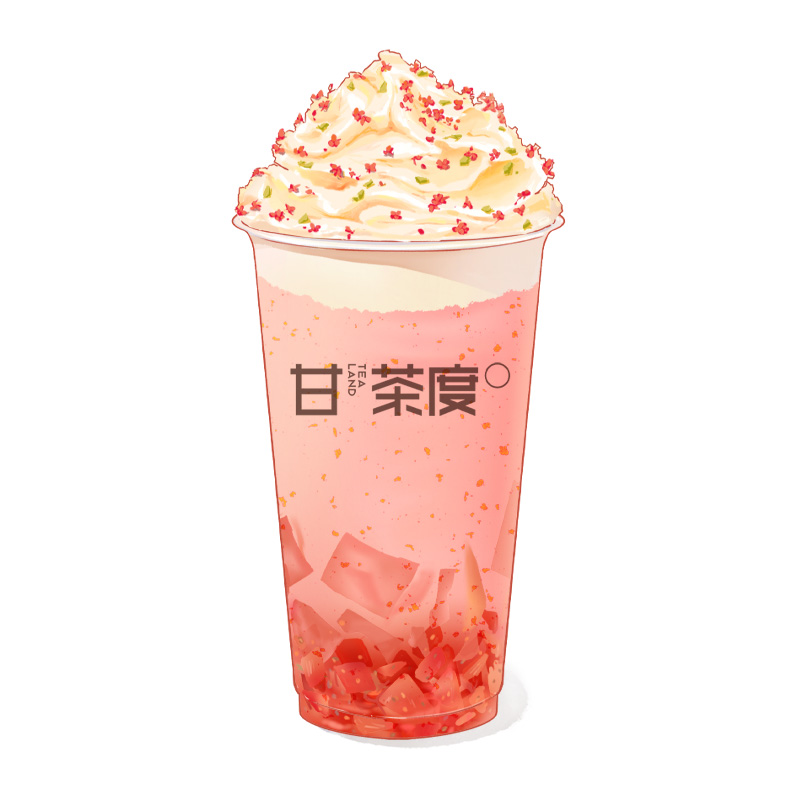 草莓空气布蕾