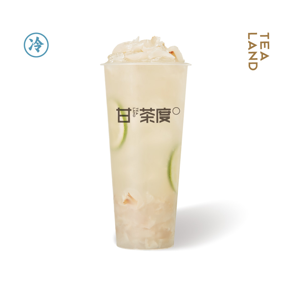 荔枝茉莉冰柠茶