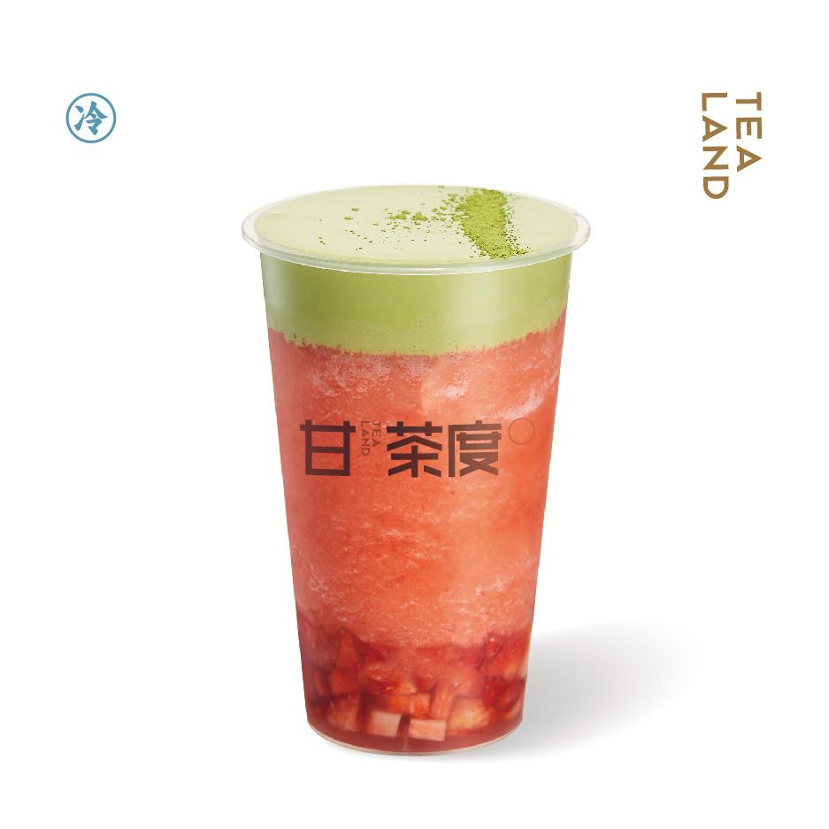 草莓抹茶牛乳