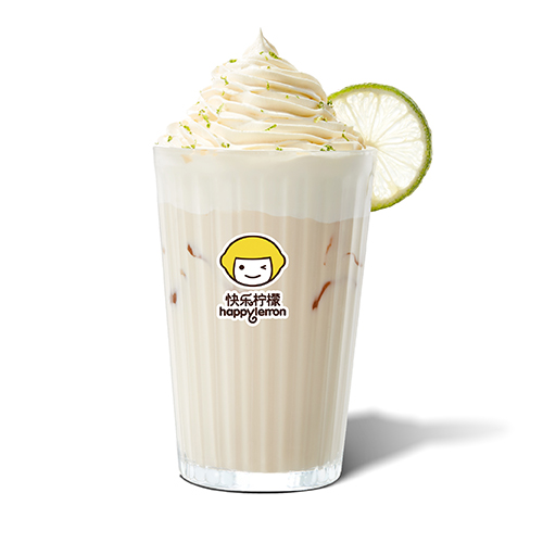 柠檬巴斯克蛋糕奶茶